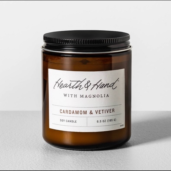 Cardamom & Vetiver Glass Candle Hearth & Hand - Picture 1 of 2